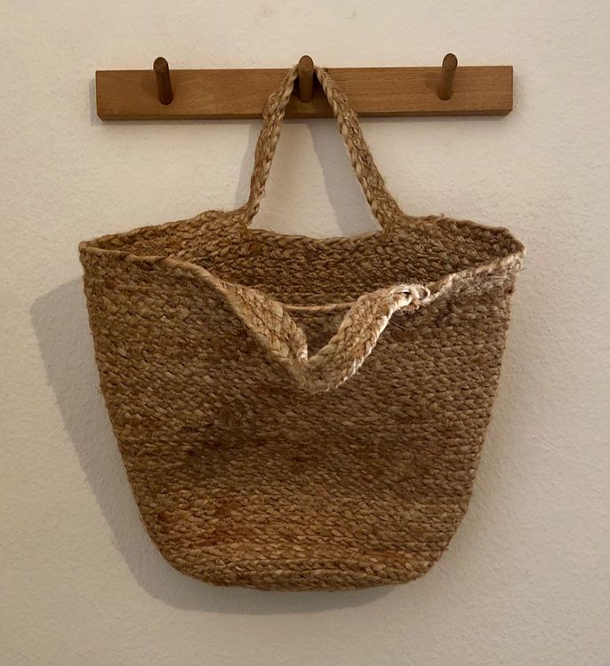 IKEA TOLKNING hanging basket, braided jute Kaufen auf Ricardo