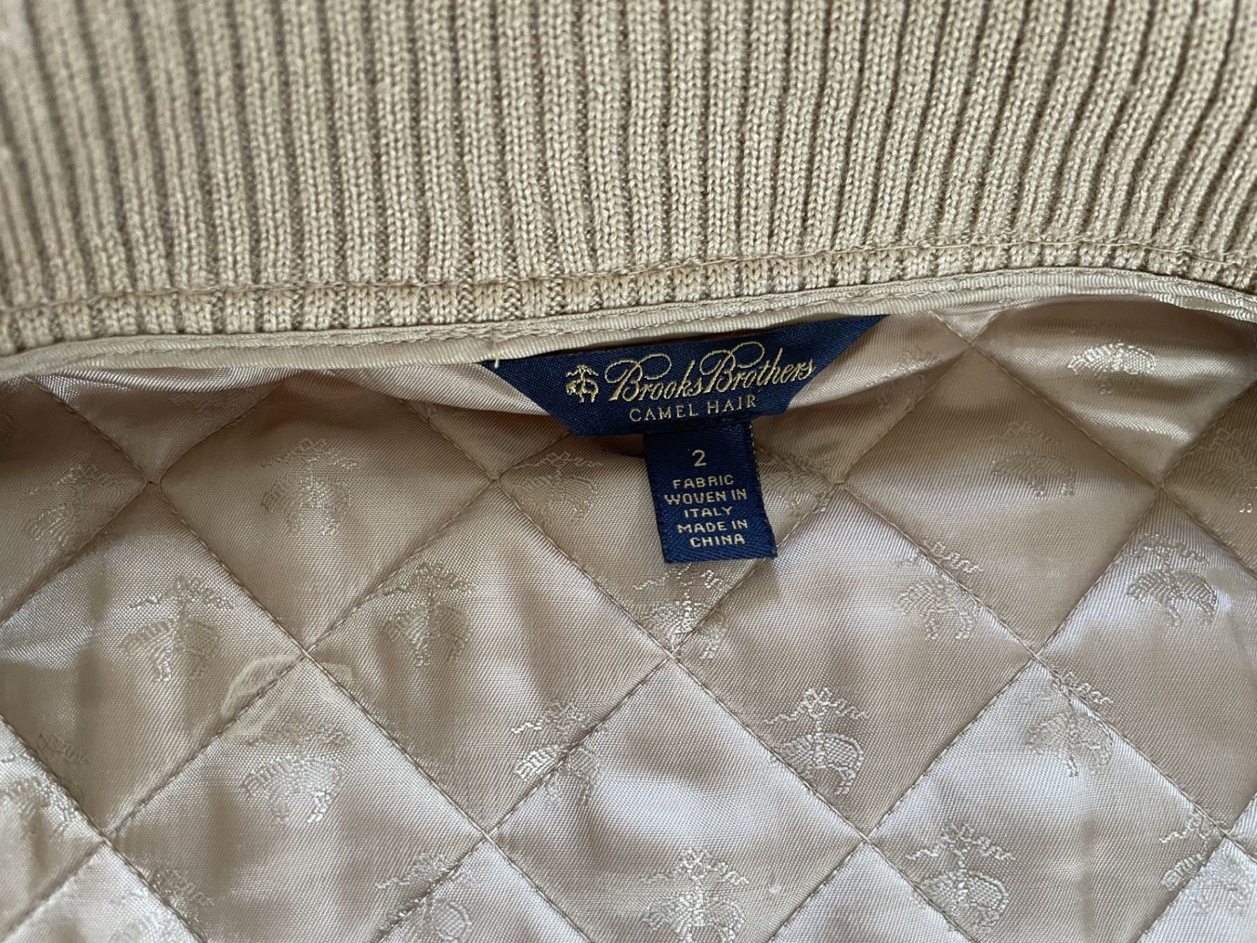 Gilet & Giacche senza maniche: Weste/Gilet Kamelhaar Brooks Brothers mit Loro Piana – Usato da Zürich venduto da MsARobinson 1