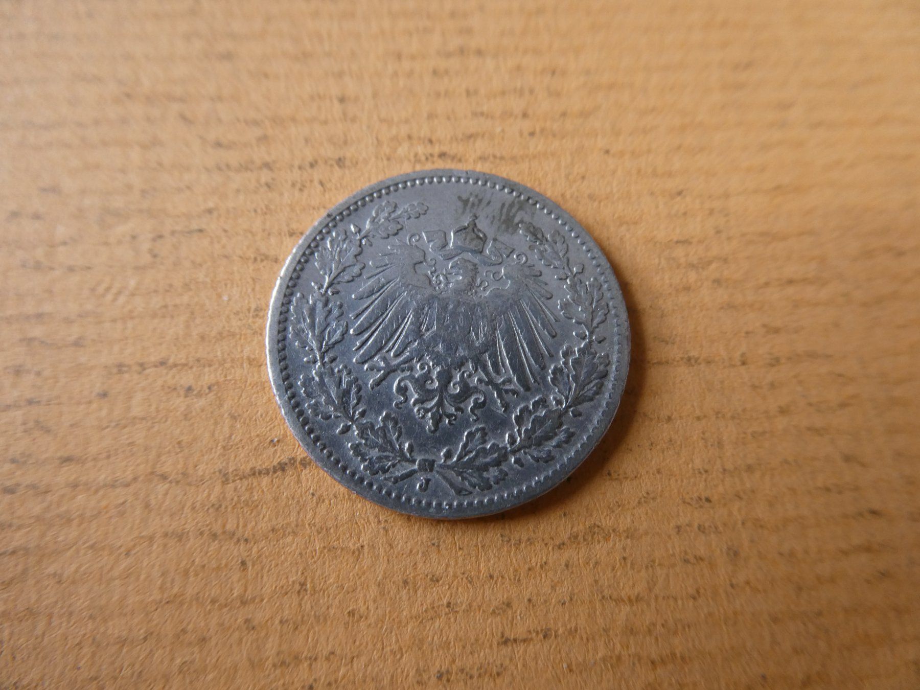 Tutti le monete: Dt. Reich 1905 J, 1/2 Silbermark – Usato da Hinterforst venduto da Rohusri 1