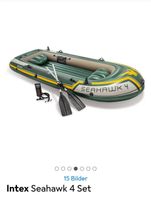 Intex Schlauchboot Seahawk 4 Set gebraucht mit Zubehoer