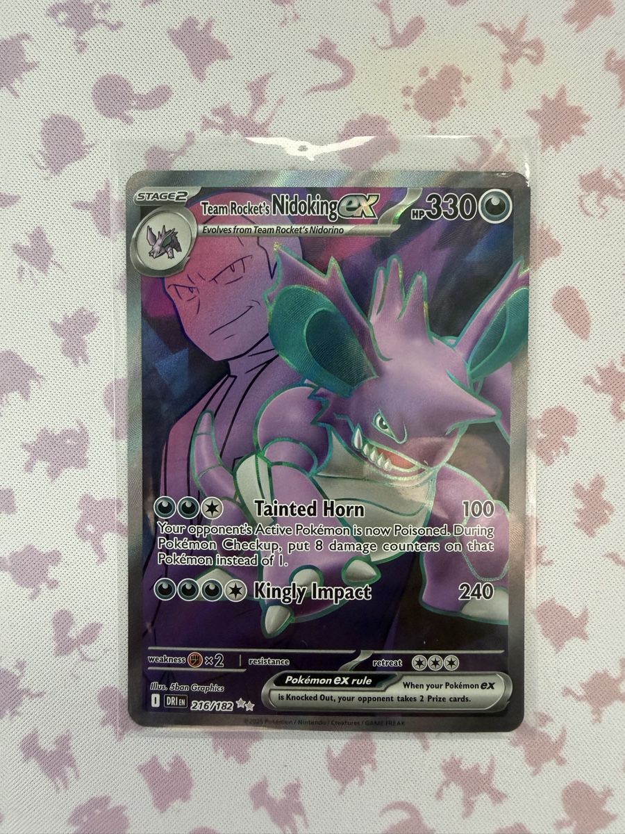 Pokémon Carte collezionabili: Nidoking full art destined rivals ENG  – Nuovo (secondo la descrizione) da Capolago venduto da ber_52yl
