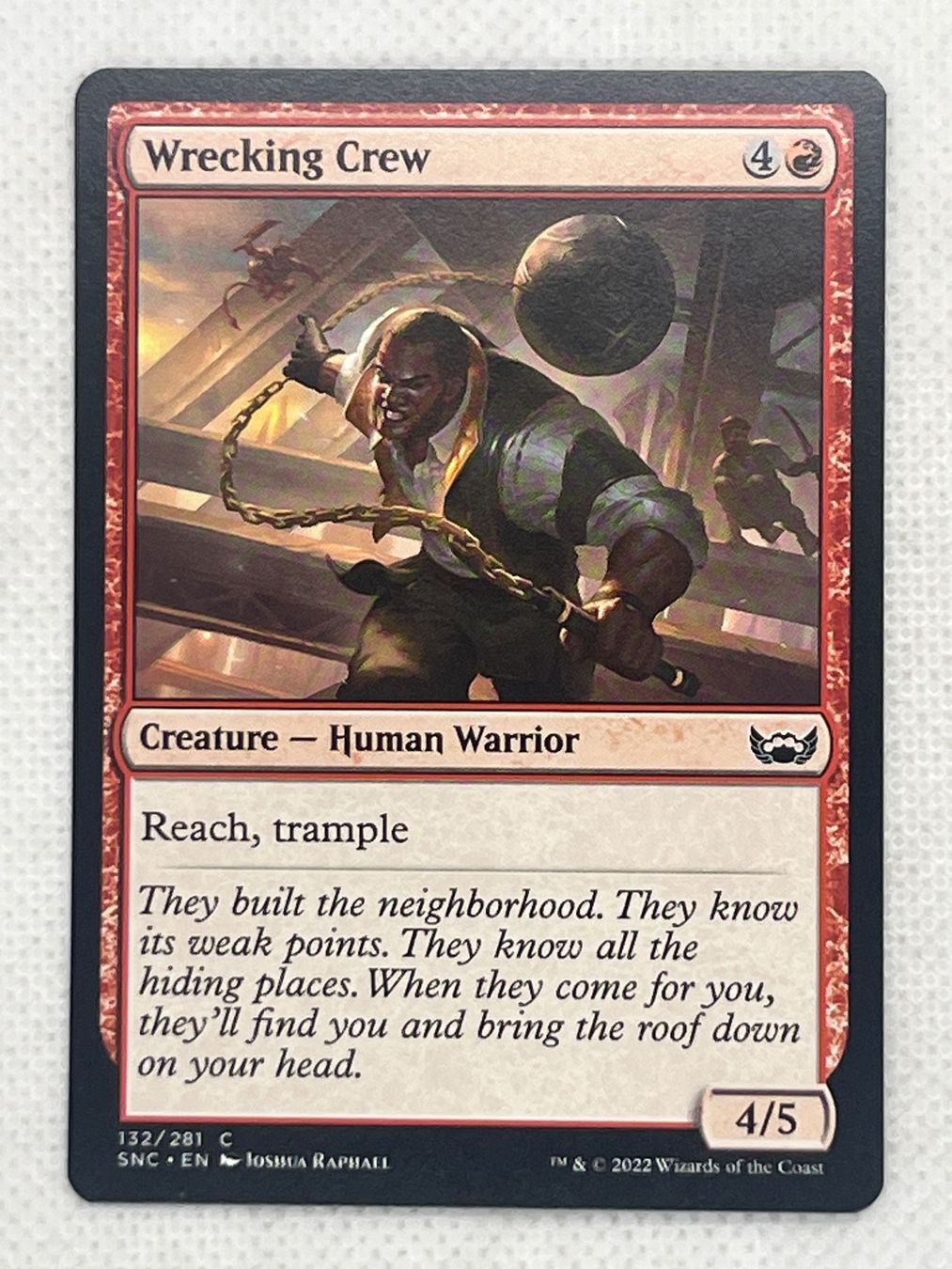 Magic The Gathering Sammelbilder & Trading cards: Magic Wrecking Crew Karte – Gebraucht aus Hinterkappelen von Kim1992