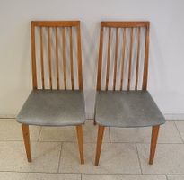 Zwei Vintage modern Mid-Century Sprossen Stuhl 1960er HE332