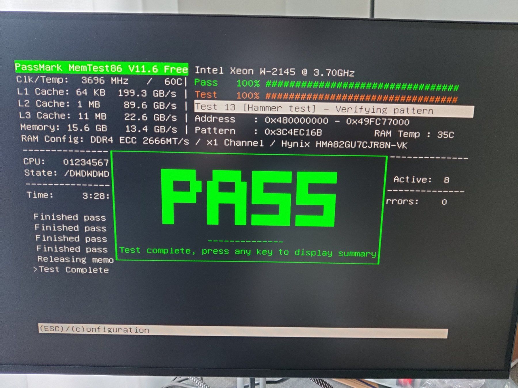 Memoria / RAM: Server memory - 16Go DDR4 SK Hynix 2666 ECC – Usato da Genève venduto da Rogue-Naboo-21 1