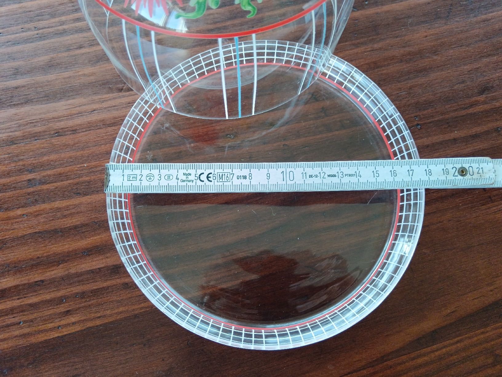Bicchieri: Handbemalte Käseglocke aus Glas  – Usato da Wauwil venduto da kai_v59l 3