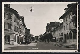 Langenthal, Strassenpartie an der Bank