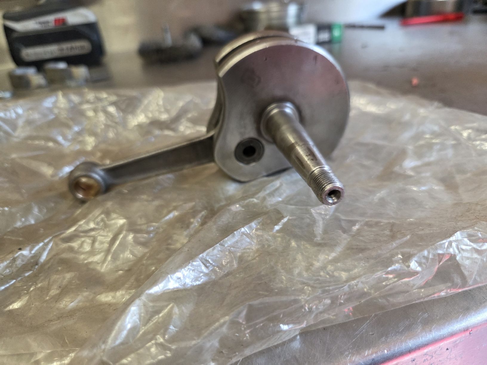Vespa Tutti pezzi di ricambio per scooter: NOS Vespa Kurbelwelle – Nuovo e nell'imballaggio originale da Eichberg venduto da Schmid-Motos 5