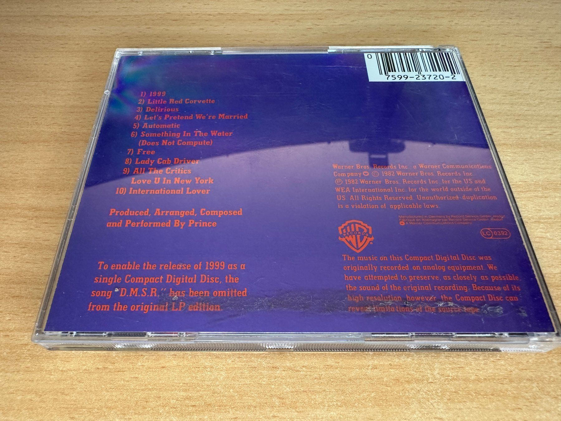 CDs: Prince – 1999 – Gebraucht aus Rikon im Tösstal von Alpenmutz 1