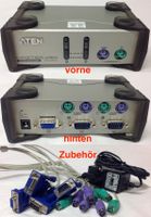 ATEN CS-82A KVM Switch VGA PS/2 silber/blau/grün/violett