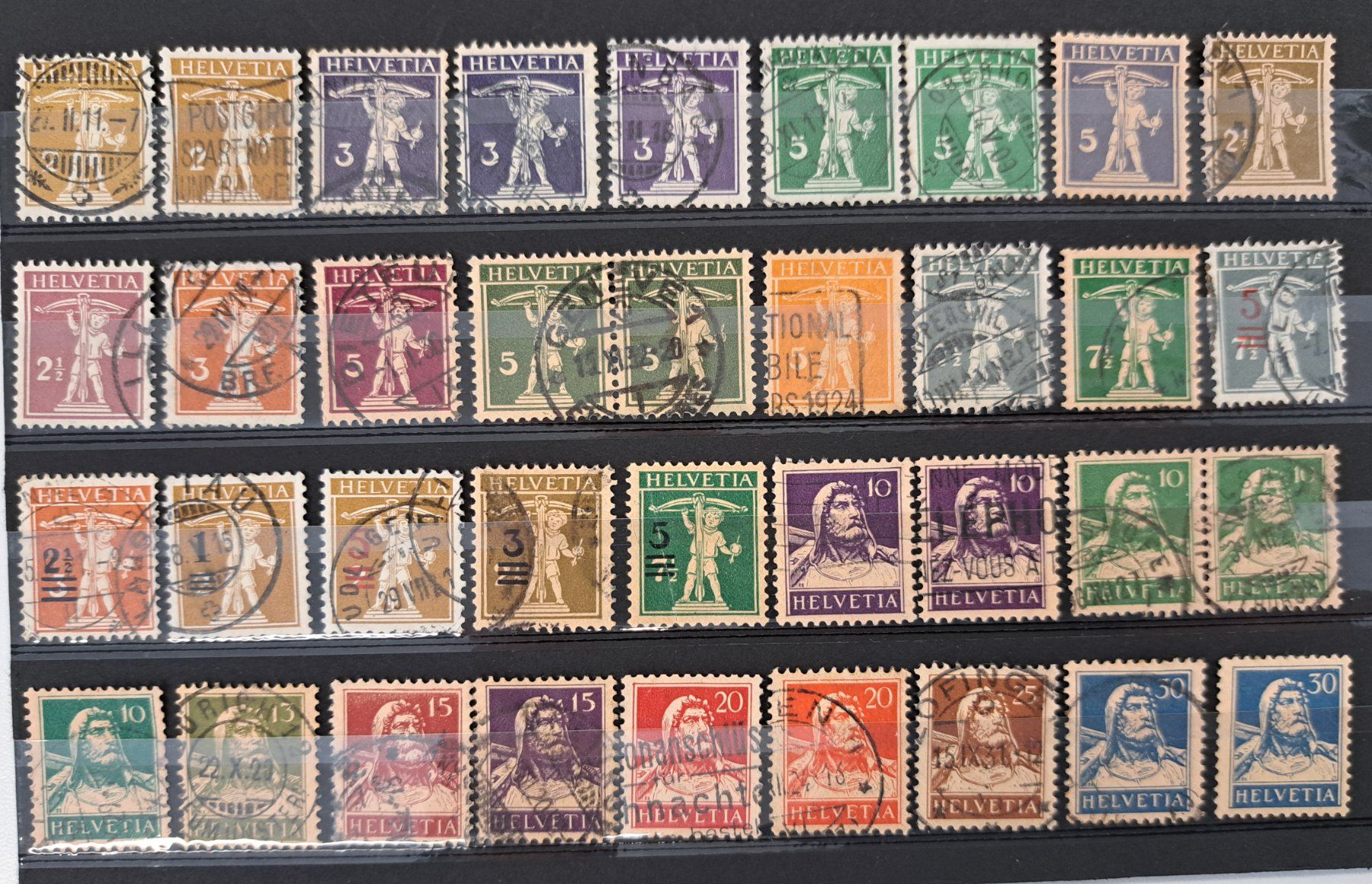 Tutti i francobolli: CH Briefmarken Lot ab Rayon II – Usato da Münchwilen AG venduto da Nesar 1