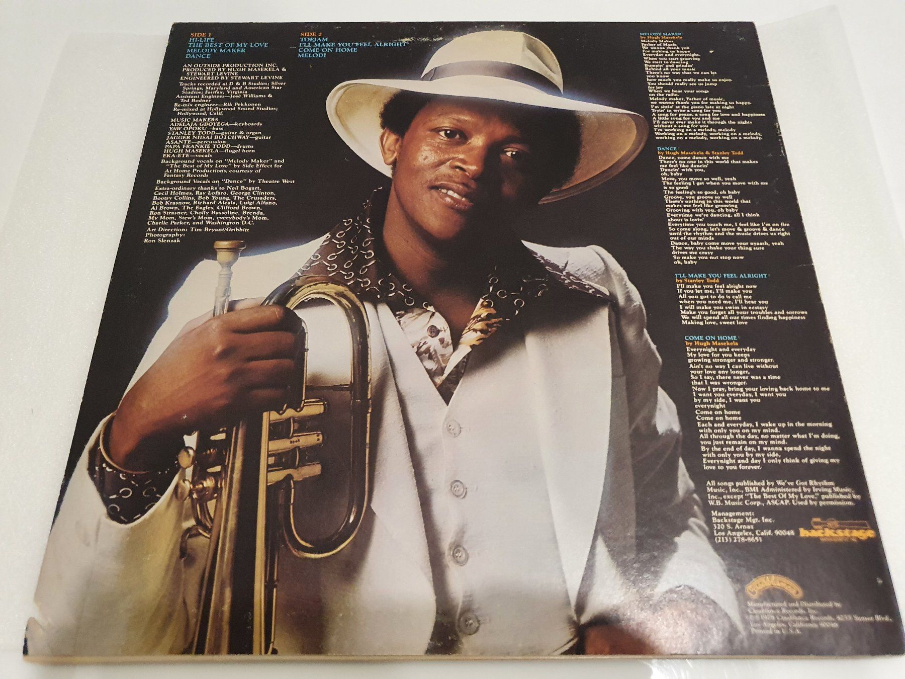 Dischi in vinile: Masekela – Melody Maker – Usato da Uster venduto da Vinyl-Leidenschaft 2