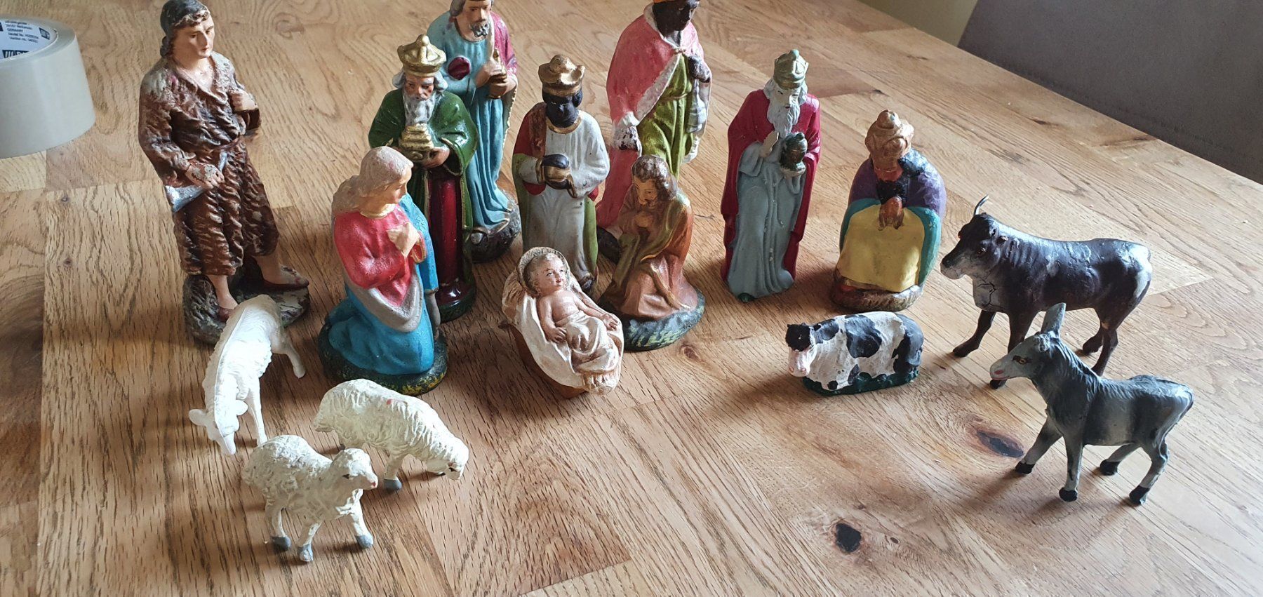 Figuren: Schöne Krippenfiguren – Gebraucht aus Flawil von Naphtali 1