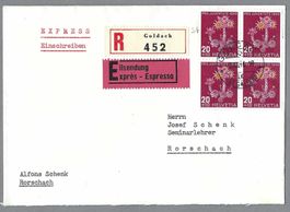 1946, J119x4, 0 GOLDACH EING./EIL.-BRIEF, Ia!