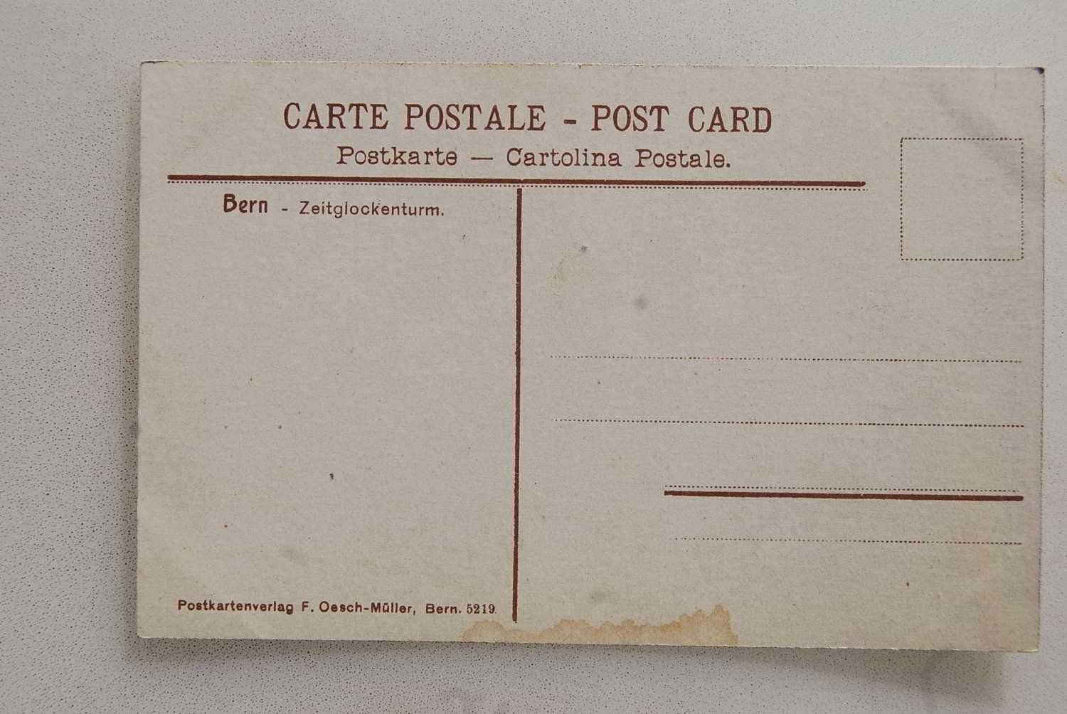 Cartoline postali: AK Bern, Zeitglockenturm – Usato da Rüfenacht BE venduto da Toro06 1