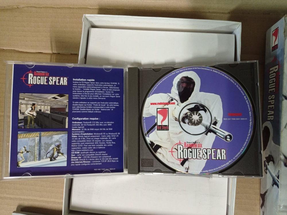 Tom Clancy's Rainbow Six Rogue Spear Sur PC - Big Box - Édition Française Complète - Bon état