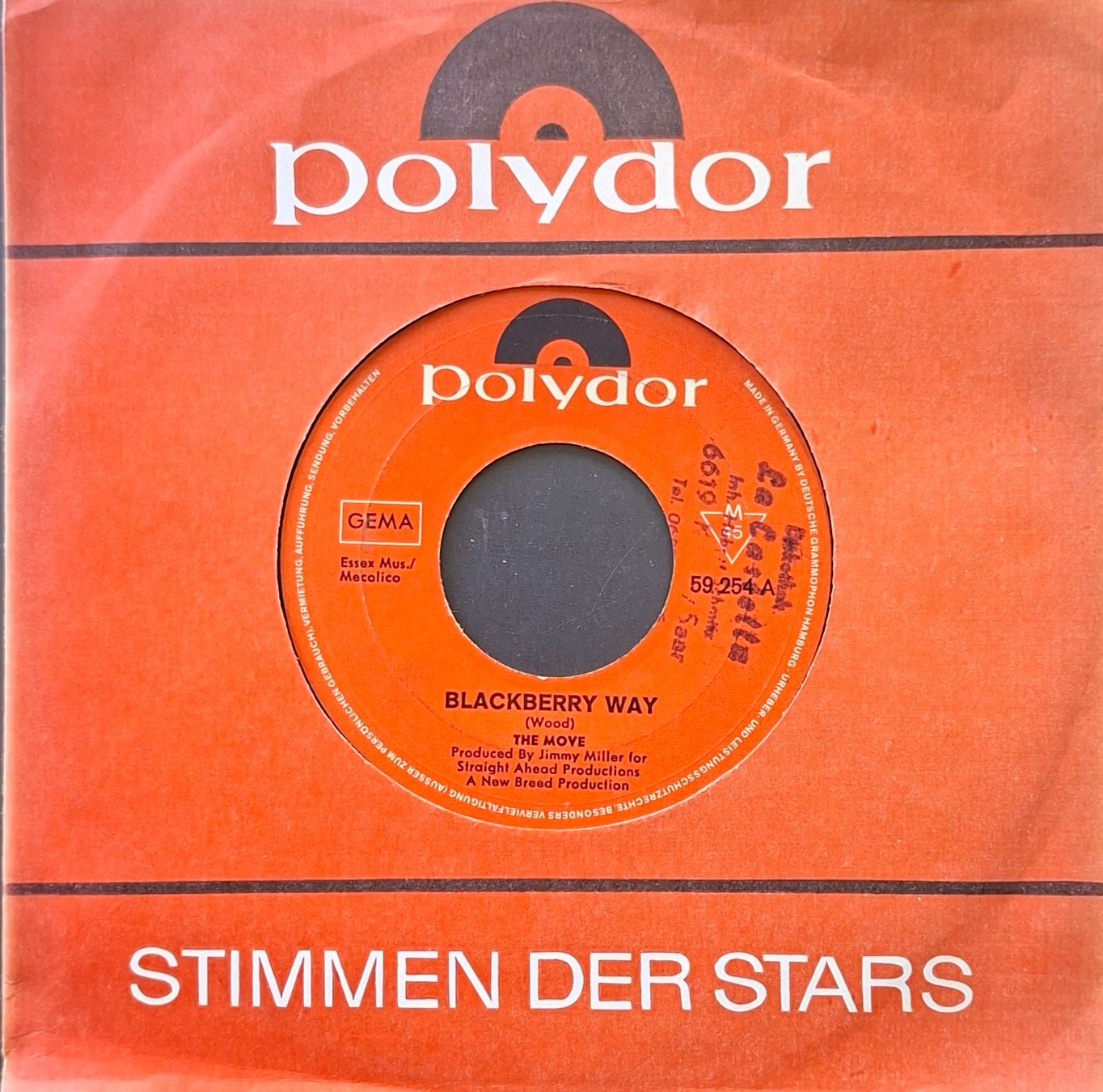 Dischi in vinile: Vinyl-Single The Move - Blackberry Way – Usato da Langenthal venduto da Modo39