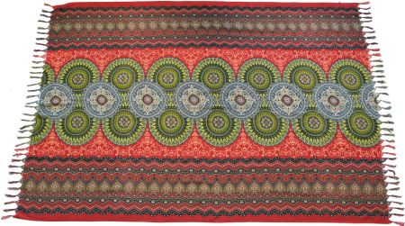 Mandala Sarong Lunghi Pareo, Viskose Tuch als Kleid Deko etc