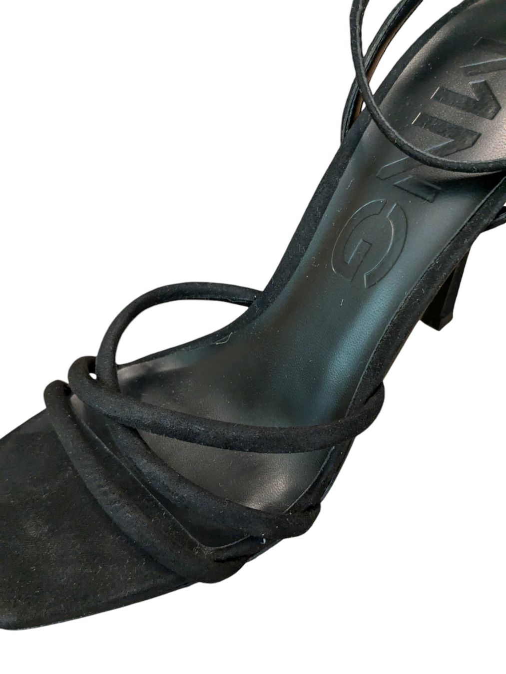Mango Damenschuhe: Sandale à talon suede – Gebraucht aus Genève von madlainaboillat 5