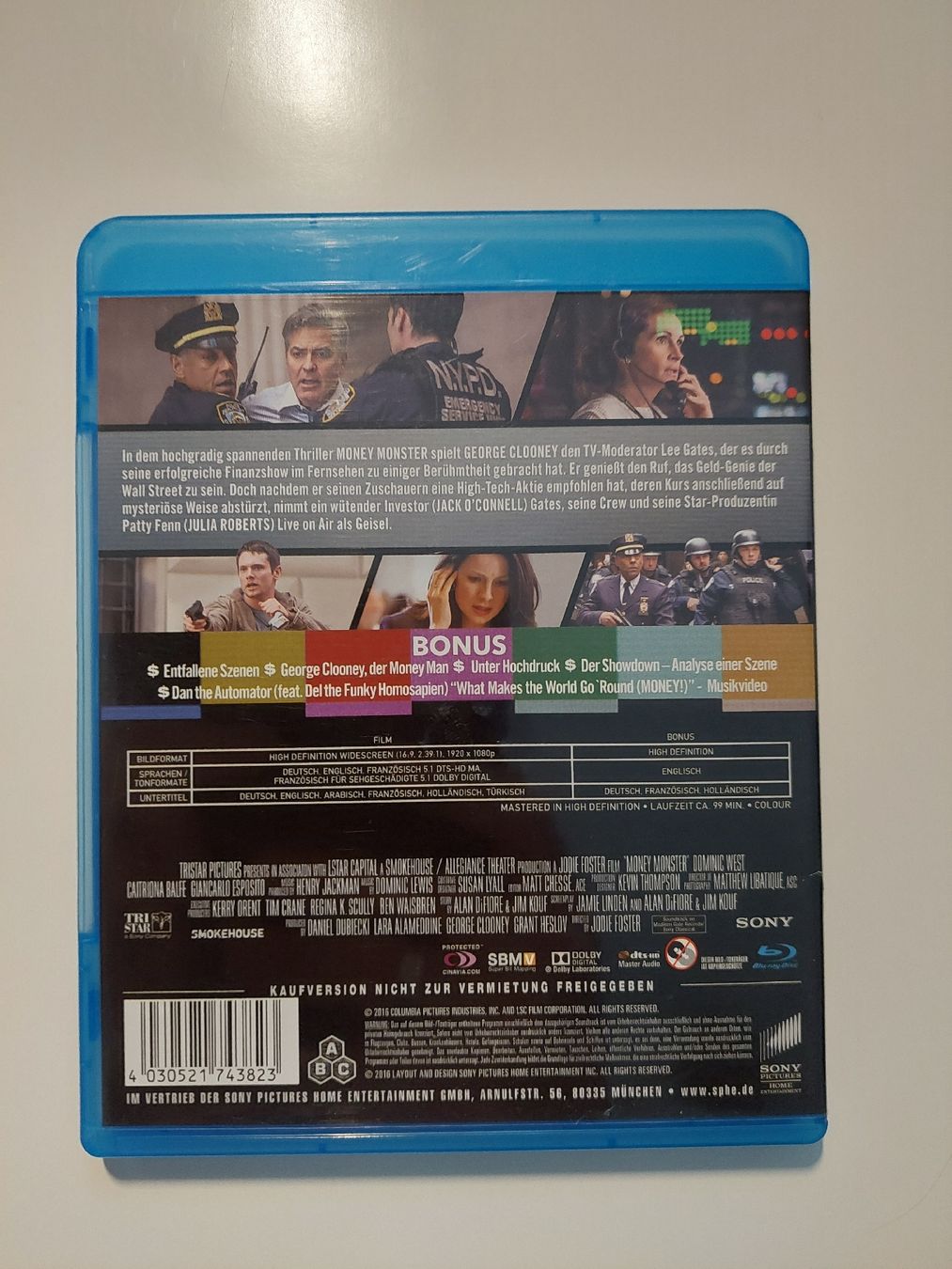 Tutti i DVDs: Bluray 'Money Monster' – Usato da Uetendorf venduto da Comoladabro 2