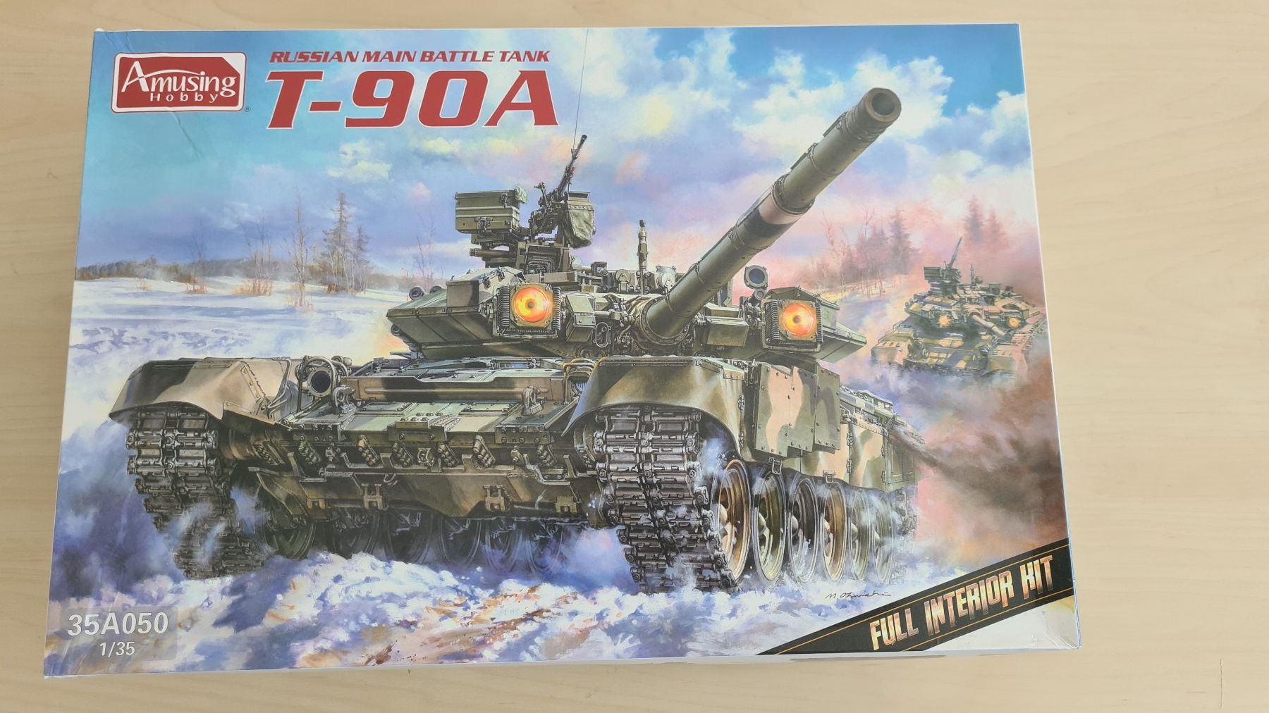 Modellbausätze & Standmodelle: 1:35 T-90 A interior kit - Amusing Hobby 35A050 – Neu (gemäss Beschreibung) aus Bassersdorf von jackbmw
