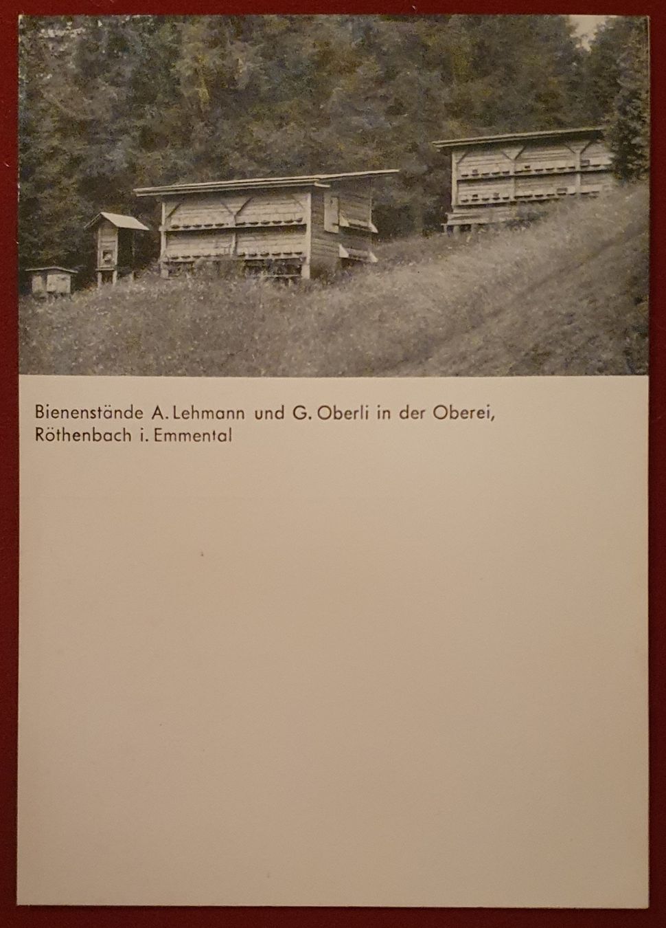 Cartoline postali: Röthenbach i. Emmental - Bienenstände – Usato da Kreuzlingen venduto da Rschweiz1