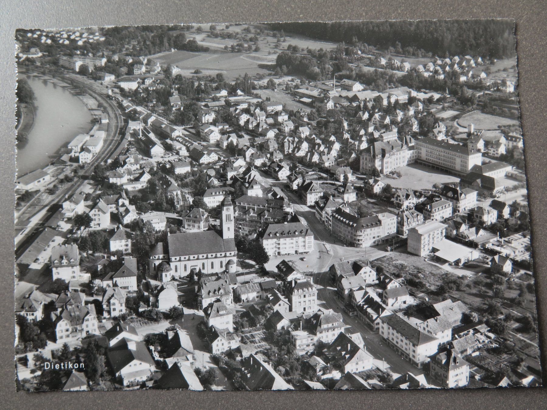 Cartoline postali: DIETIKON - FLIEGERAUFNAHME – Usato da Wittenbach venduto da lipasal