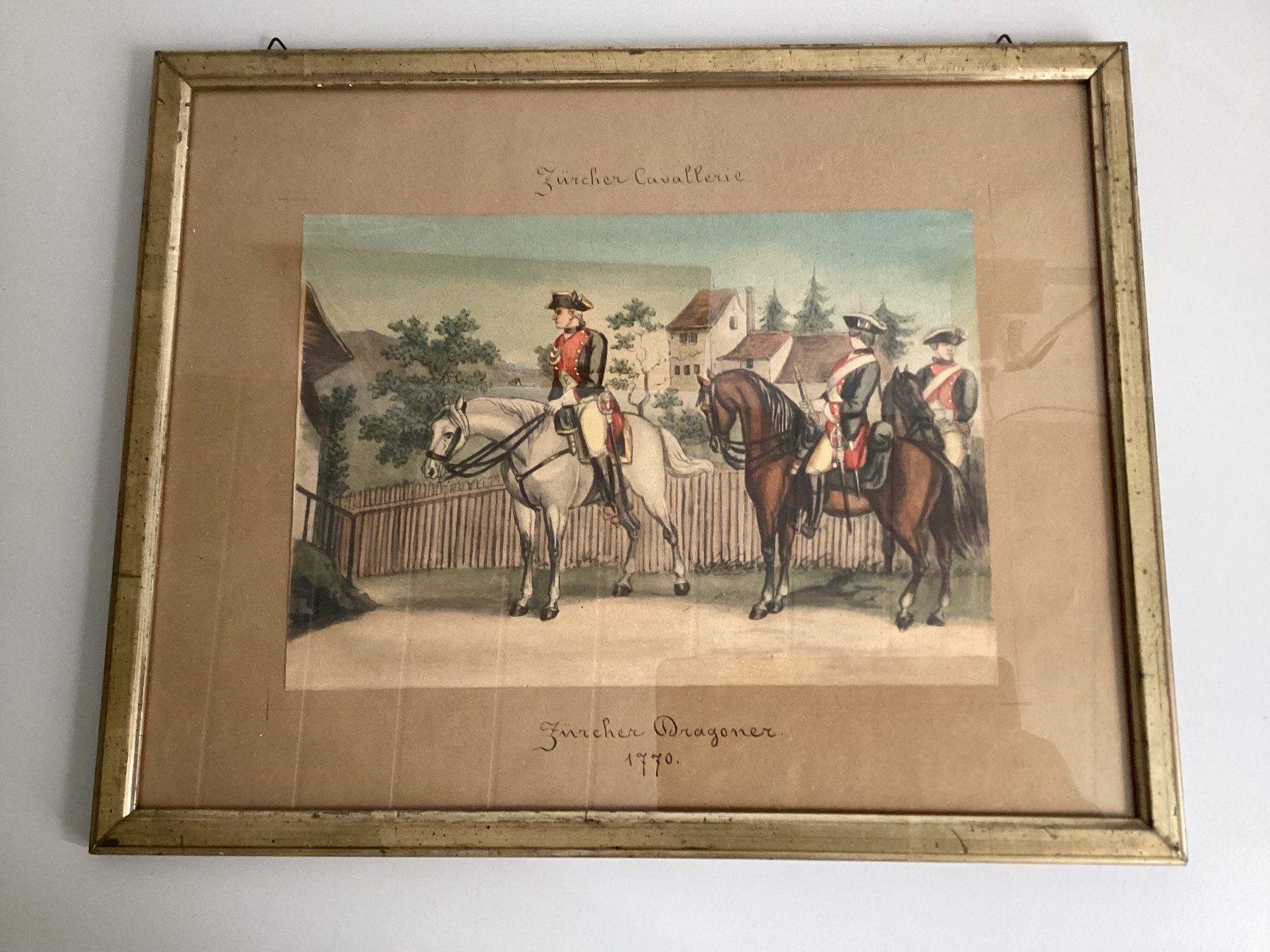Grafica & Litografie: Lithographie militaire de Escher – Usato da Vouvry venduto da marius09