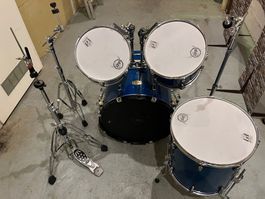Schlagzeug Pearl Umbau auf E-Drum