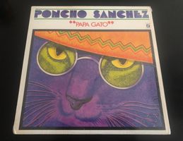 Poncho Sanchez Papa Gato Afro-Cuban Latin Jazz LP NM/NM
