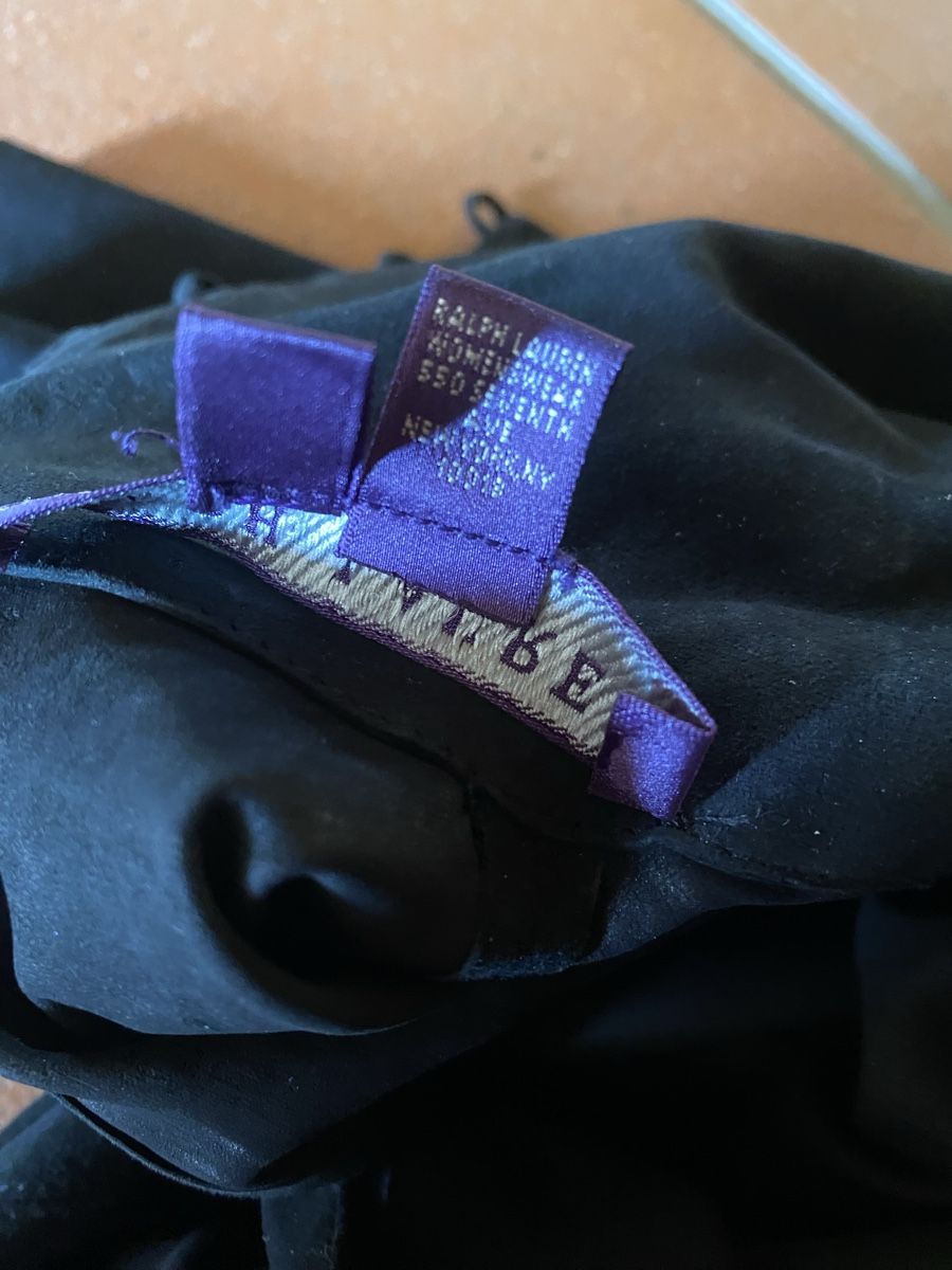 Ralph Lauren Vestiti: Ralph Lauren Kleid Leder schwarz Grösse 6 – Usato da Gossau SG venduto da MRS13 7