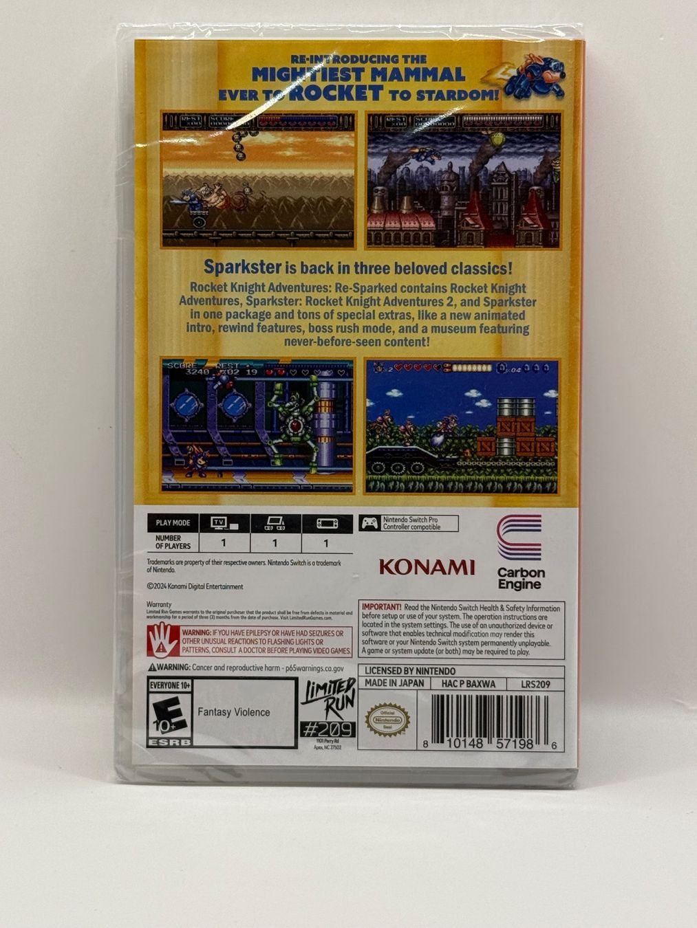 Giochi: Rocket Knight Adventures: Re-Sparked! - Nintendo Switch -NEW – Nuovo e nell'imballaggio originale da Dietikon venduto da gab_qz7y 1