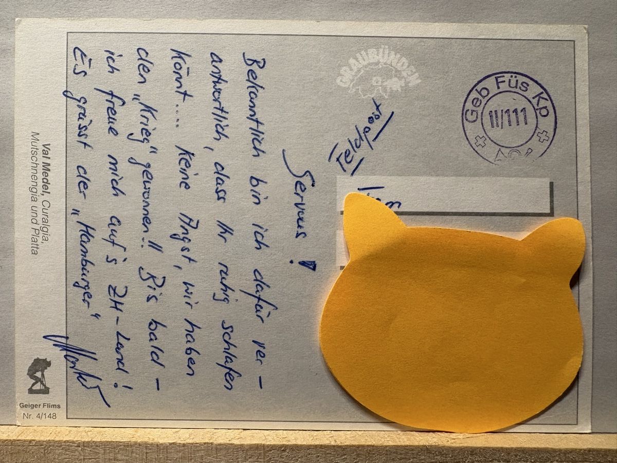 Cartoline postali: AK von Val Medel – Usato da Rümlang venduto da Brieftaube1 1