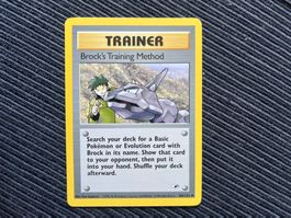 Pokemon Brock‘s Training Method Non Holo Gym Challenge NM