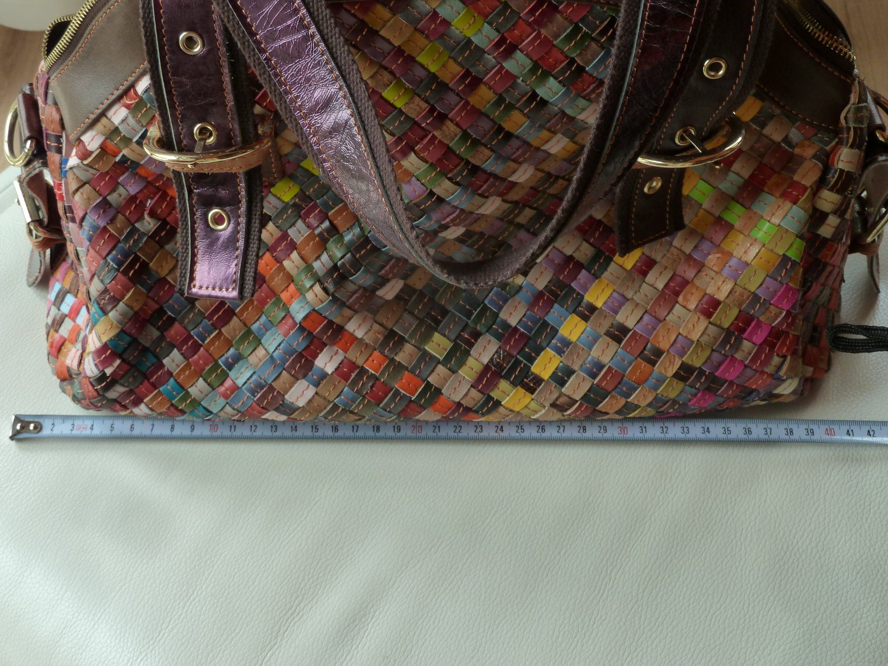 Borse da donna: Leder Tasche SYSTYLE  echt Copiright Bunt – Usato da Meiringen venduto da Lifestyle55 8
