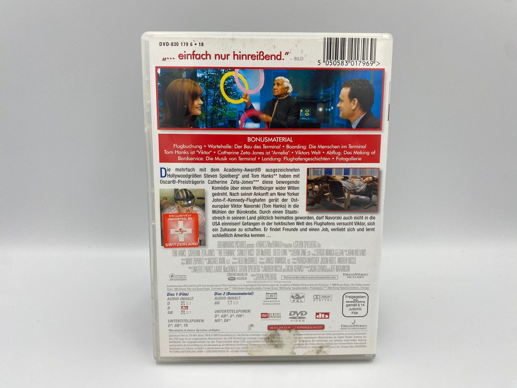 Tutti i DVDs: TERMINAL - MIT TOM HANKS - Versand A-Post nur CHF 2.50! – Usato da Siblingen venduto da the_92m7 1