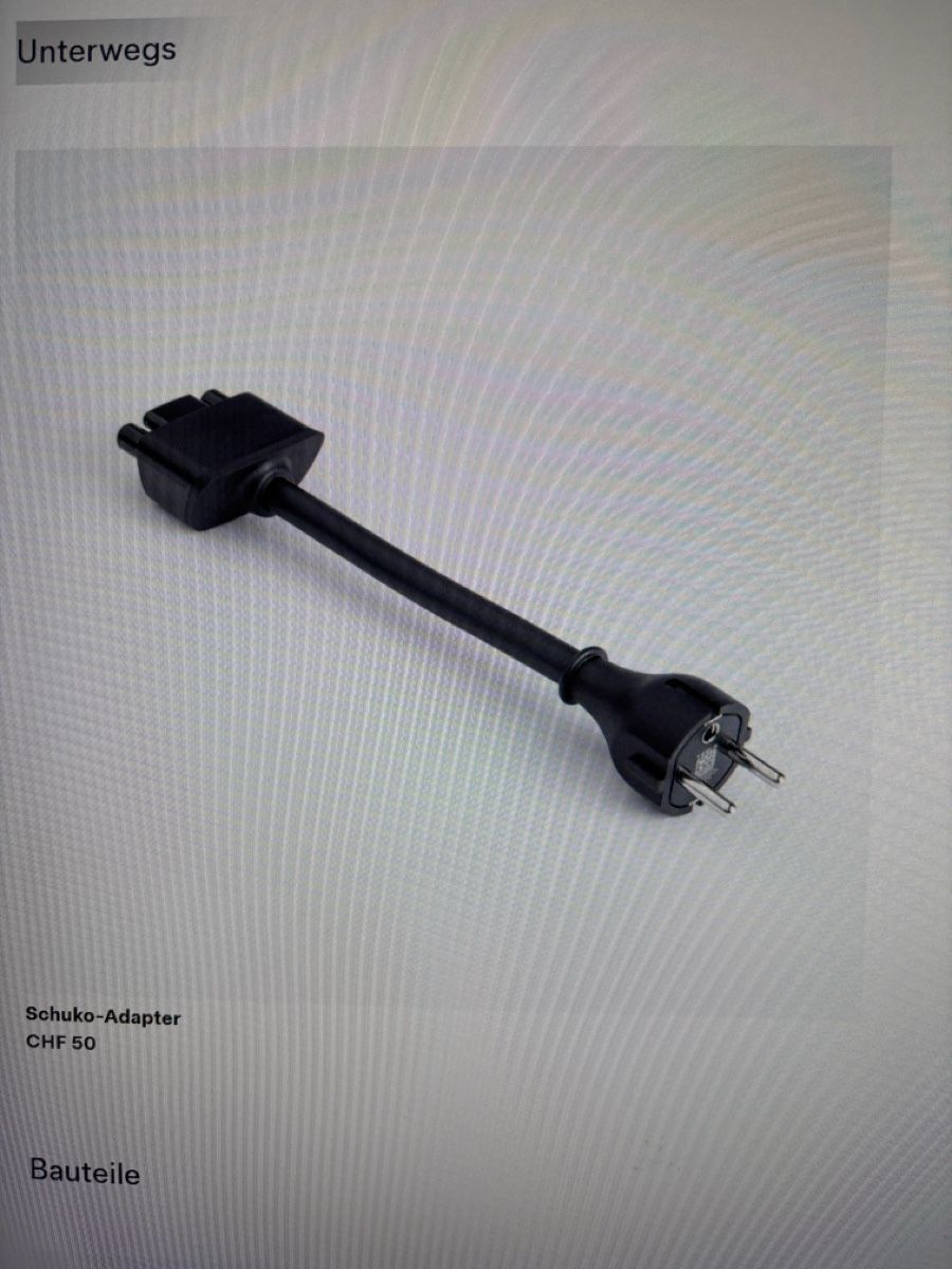 Unità & Adattatore:  Original Tesla Schuko Adapter neuwertig – Nuovo (secondo la descrizione) da Küsnacht ZH venduto da totomobil