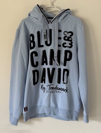 Camp David Hoodie, hellblau, Gr. L - Top Zustand!