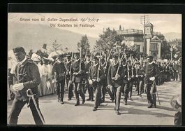 St. Gallen, Jugendfest, Kadetten im Fest