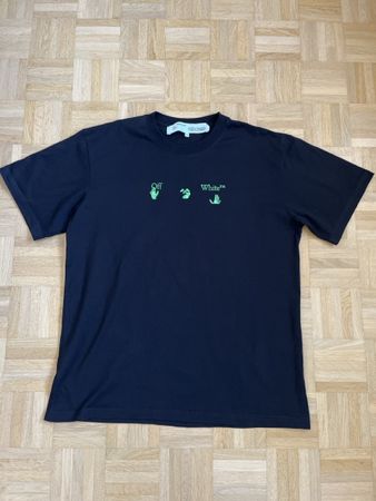 Off-White T-Shirt Grösse XL schwarz mit Print guter Zustand