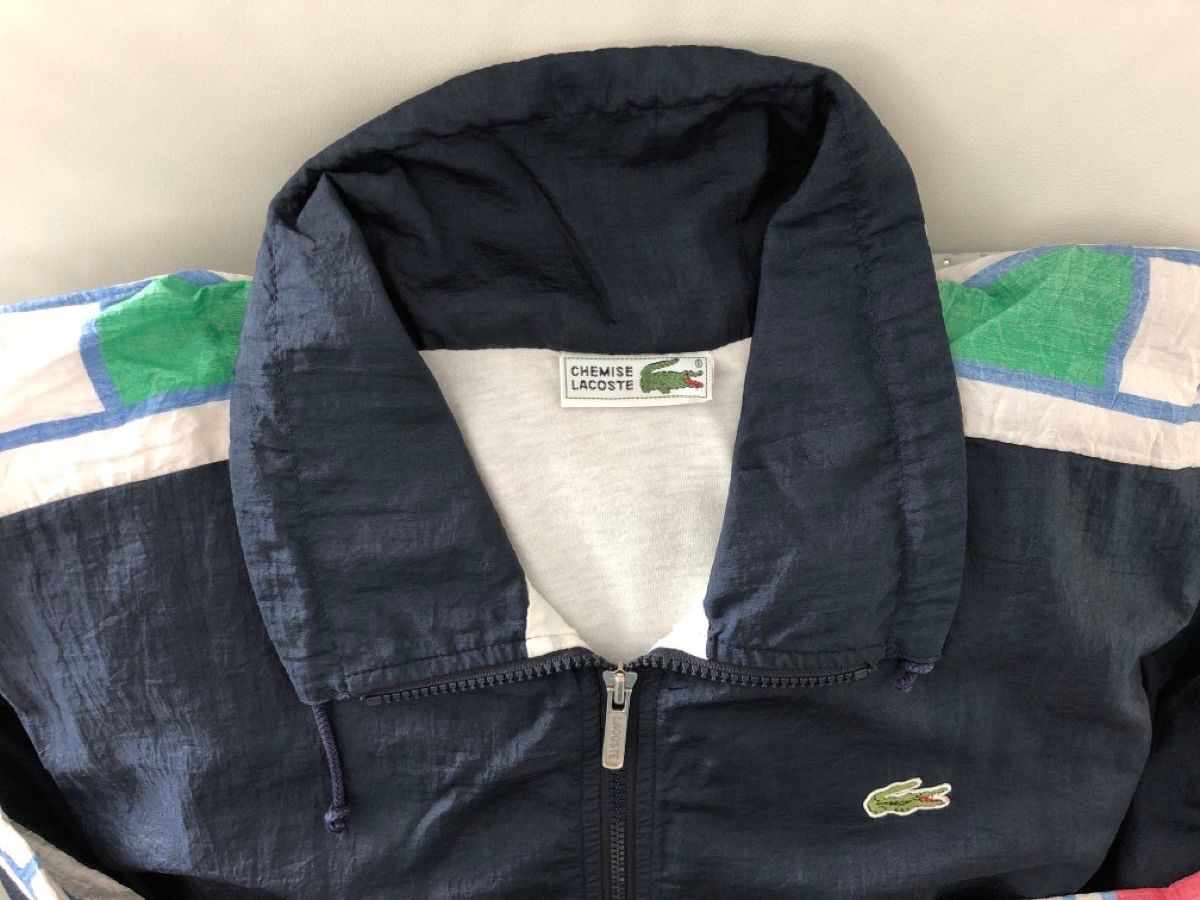 Lacoste Giacche: Lacoste Trainerjacke Vintage Gr. L – Usato da Bettwiesen venduto da cofrarium 2