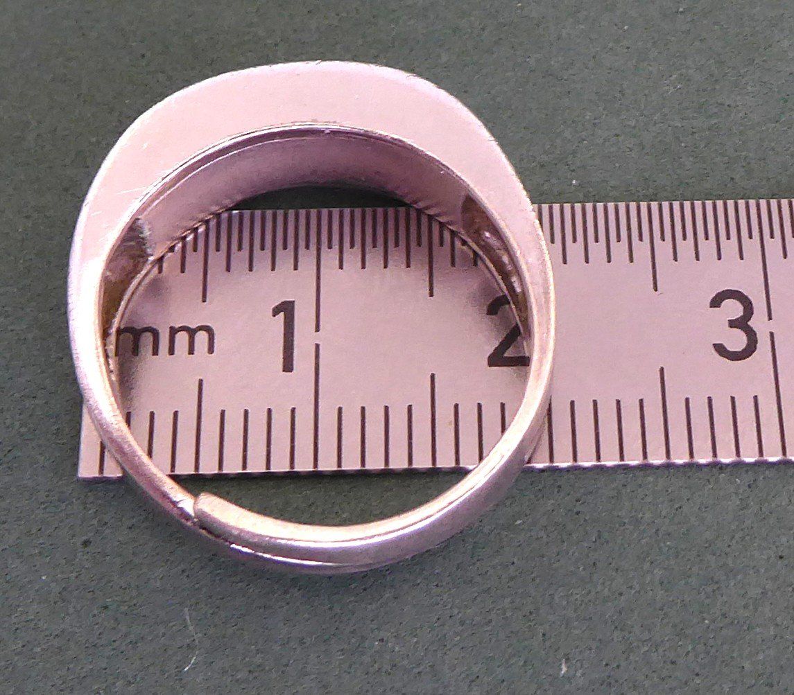 Anelli: Ring 800 Silber mit synthetischem Stein – Usato da Muri AG venduto da silvermouse007 5
