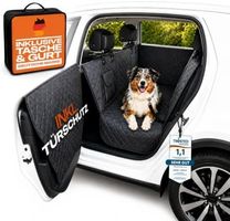 Wasserfeste Auto-Hundedecke für Rückbank mit Seitenschutz