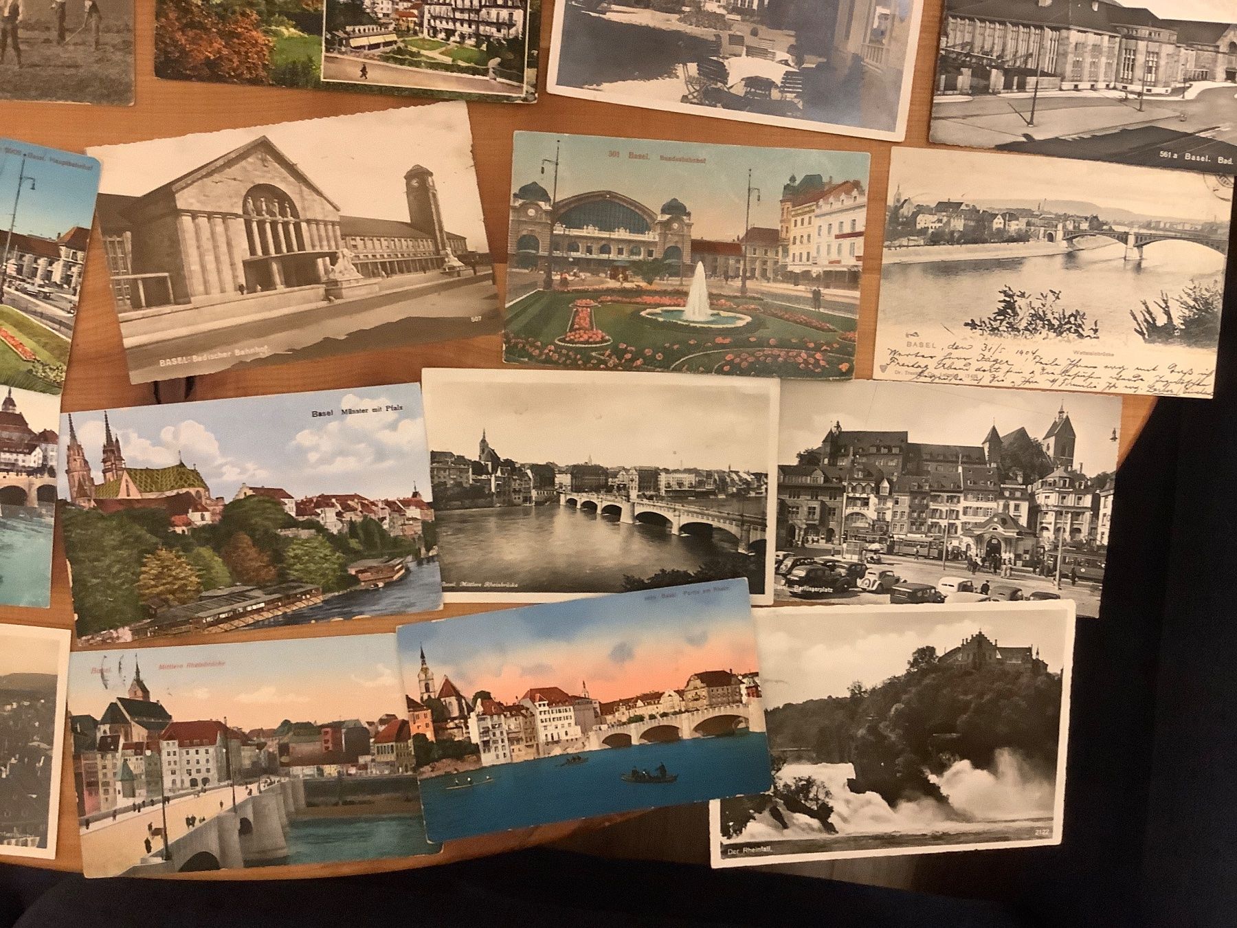 Cartoline postali: 29 gelaufene Ansichtskarten, viel Basel, ab 1904 – Usato da St. Gallen venduto da herbrig2 4