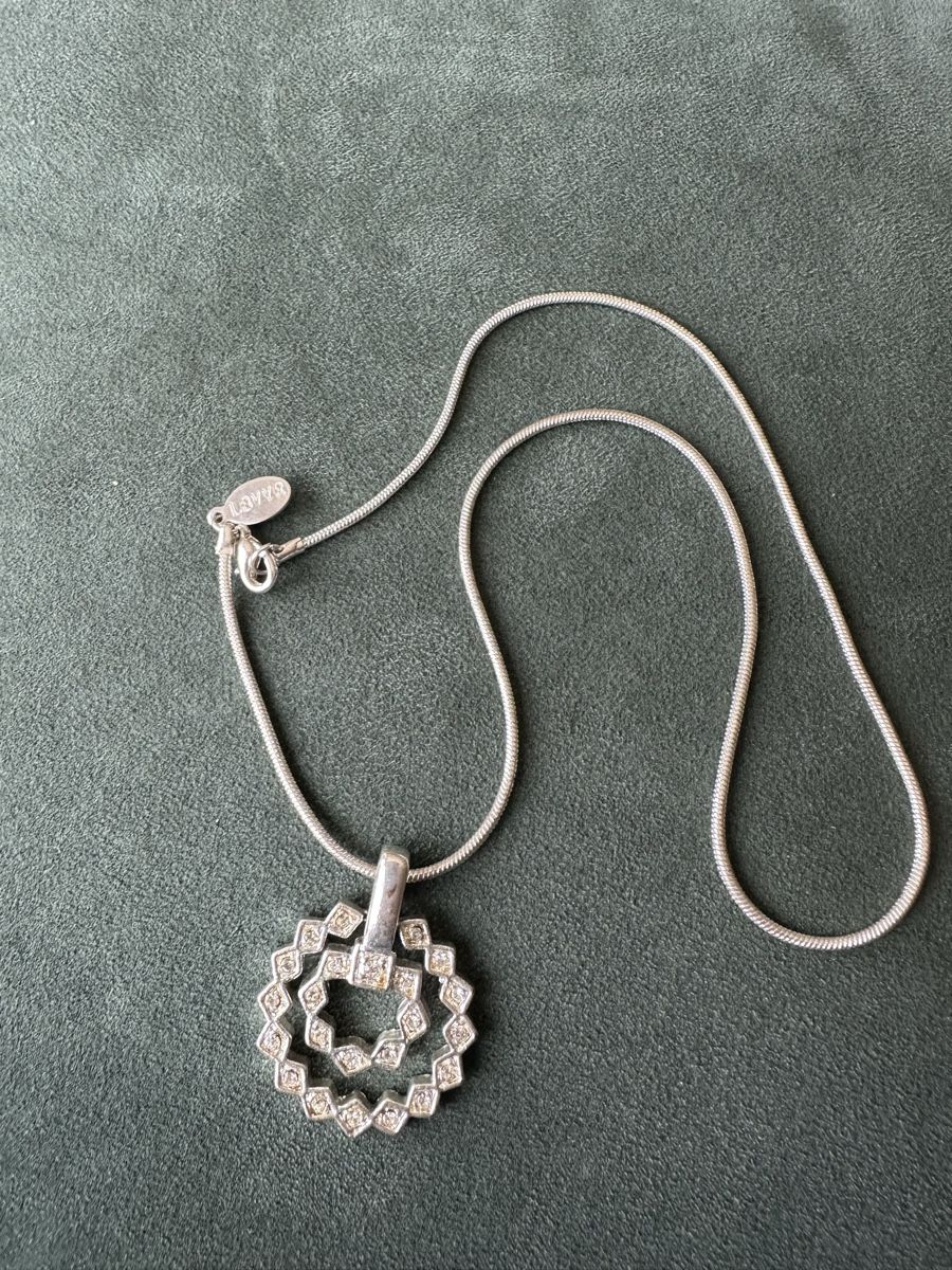 Catenine: silberne Schlangenkette mit Anhänger – Usato da Zollikon venduto da mangrovia