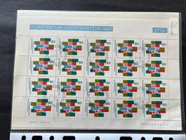 Liechtenstein SBK 420 Kleinbogen ET  (F60)