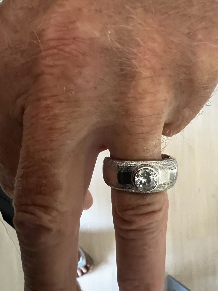 Anelli: Goldring 24 Karat Natur Diamond 1.57 Karat( Brillant ) – Usato da Steinmaur venduto da Mandy.Steinbruch1953 9