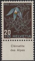 20 Rp. Alpenrebe mit TAB (Clématite des Alpes)