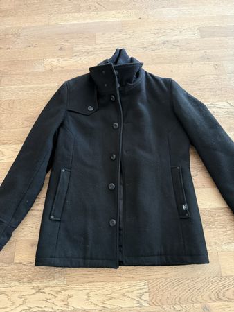 Wintermantel Herren, Jack & Jones, schwarz, Grösse S