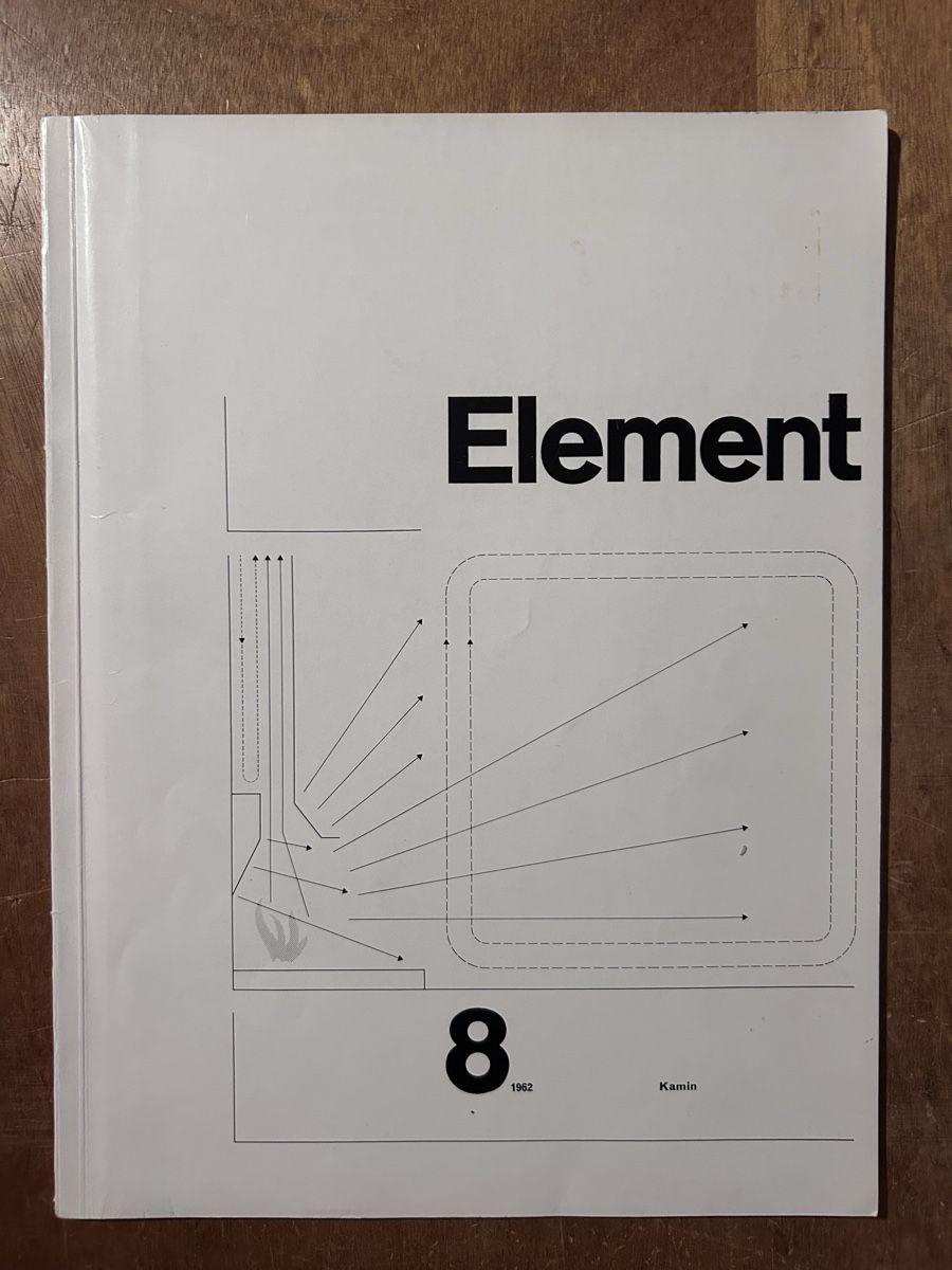 Zeitschriften & Magazine: Element 8 (1962) Kamin – Gebraucht aus Zürich von WWehrle