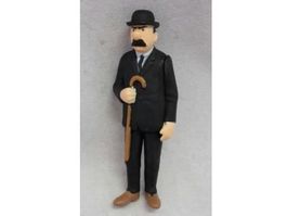 Schultze mit Stock, Tintin, 6cm, neu